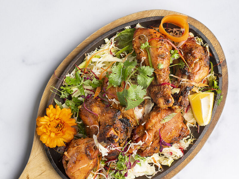 Tandoori chicken at Sanskrit